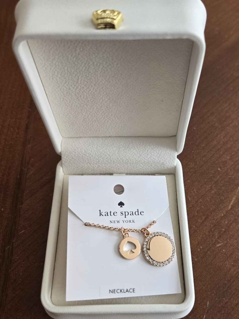 Kate Spade Necklace Brand New Spot the Spade Charm Pendant